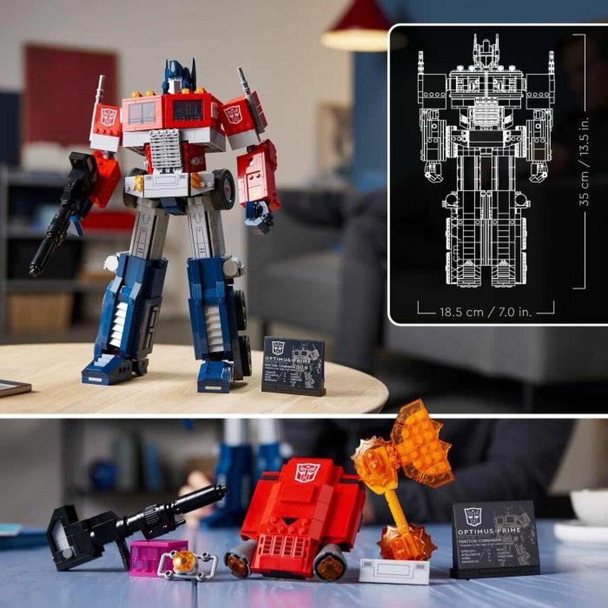 Stavební sada   Lego  Icons 10302 Optimus Prime Transformers